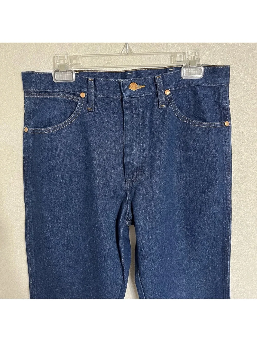 Wrangler Cowboy Cut Slim Fit Straight Leg Denim 936 Blue Jeans Rodeo Mens 33X32
